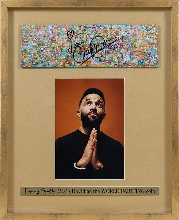 World Painting collectible signed by Craig David