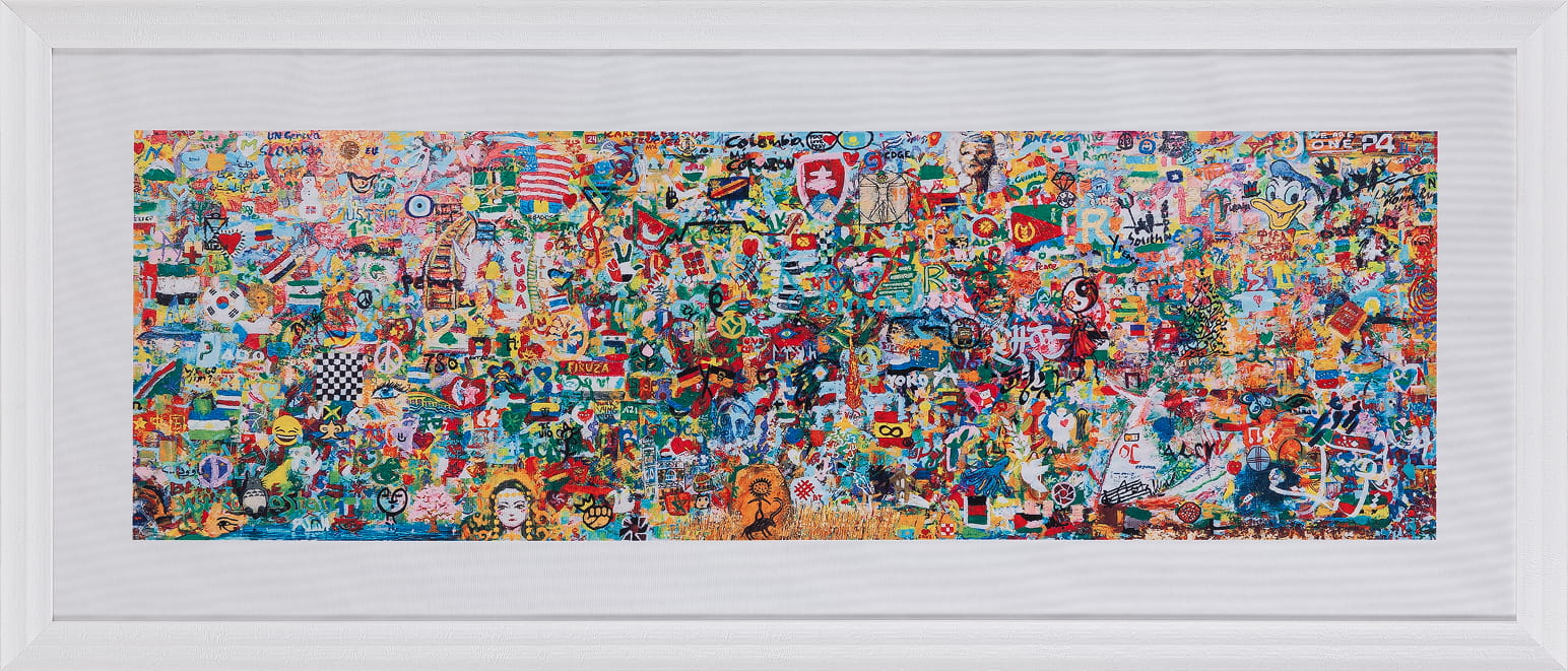 World Painting expedition artifact of Mount Everest